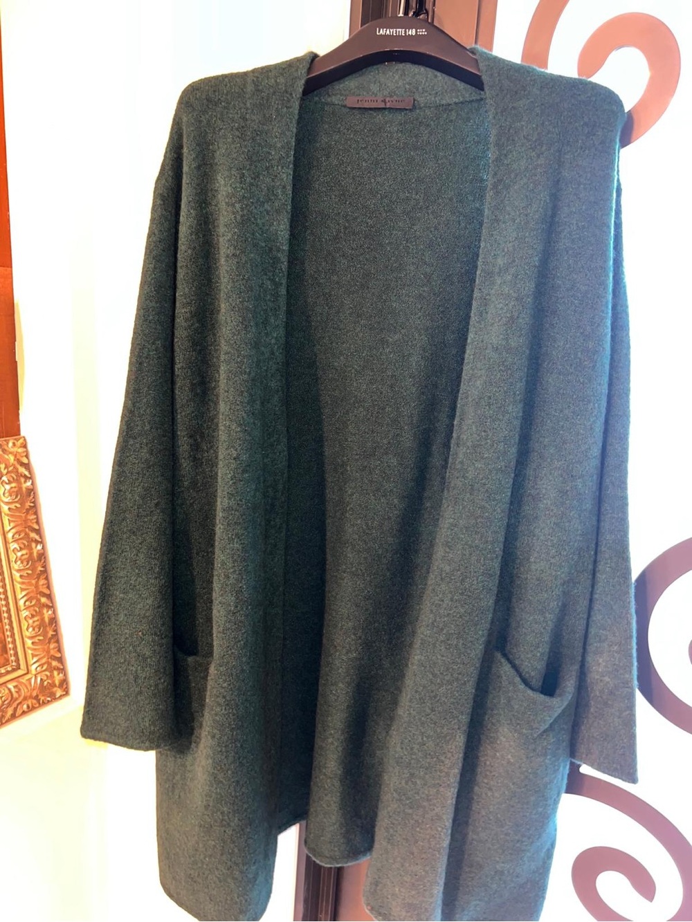 Jenni Kayne Teal Heather Wool Top
